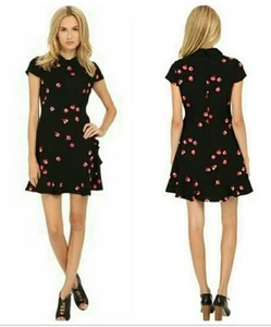 Kate Spade fallendes Blumen Minikleid Größe 00 - Bild 1 von 4