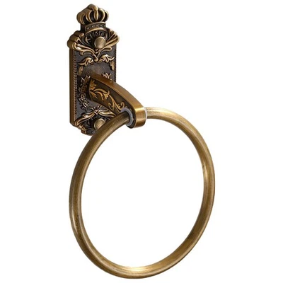  Portasciugamani in alluminio spaziale a parete, portasciugamani senza - Immagine 1 di 4