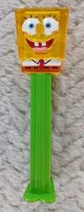 Pez Dispenser SpongeBob Square pants Yellow Crystal - Picture 1 of 9