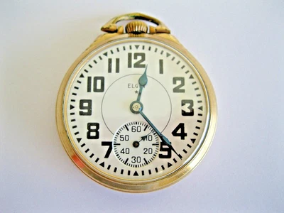 1941 ELGIN BW RAYMOND GRADE 478 MODEL 15  16s 21J 10KGF  POCKET WATCH RUNNING. - Image 1 of 4