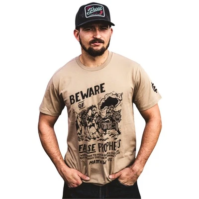 Camiseta de manga corta unisex Beware of False Prophets de Lane Frost Foto 1 de 2