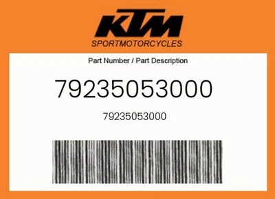 KTM Genuine 79235053000 - 79235053000 - Image 1 of 4