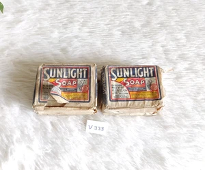 1950s Vintage Hindustan Lever Ltd Sunlight Soap Packed Old Unused Set of 2 V333 - Picture 1 of 6