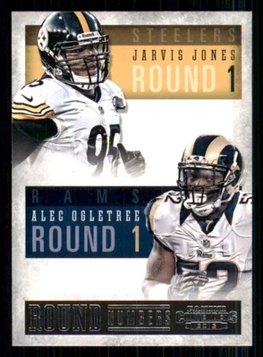 2013 Panini Contenders Round Numbers #17 Alec Ogletree/Jarvis Jones - Image 1 of 2