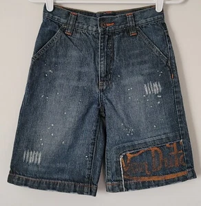 Von Dutch Kids Denim Shorts Boys Size 8 Color Blue - Picture 1 of 11