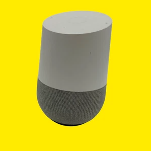 Google Home Smart Speaker White Google Assistant #2454 (AD) Z48/9 - Imagen 1 de 12