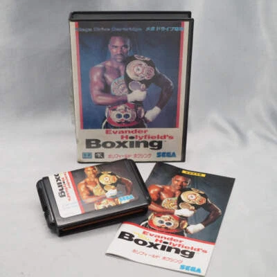 HOLYFIELD'S BOXING Sega Mega Drive Tested Working NTSC-J MD Sports - Image 1 of 4