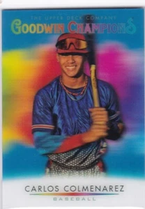 2021 UD Goodwin Champions Carlos Colmenarez Splash Of Color 3-D Lenticular LS-CC - Picture 1 of 2