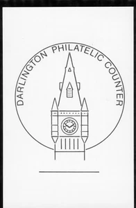 Postal de colección Darlington Philatelic Counter Darlington Co. Durham 1984 - Imagen 1 de 2