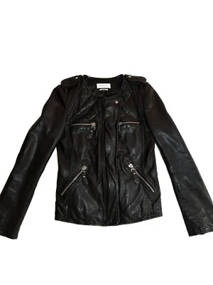 Chaqueta de cuero de piel de cordero Isabel Marant Etoile Foto 1 de 4