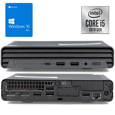 HP EliteDesk 800 G6 mini PC i5-10500T - WLAN - 8/16/32GB - 256/512/1024GB Win 10 - Bild 1 von 4