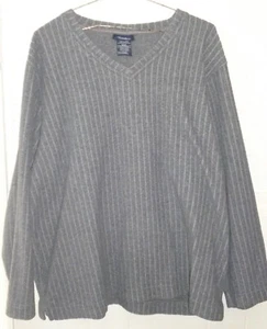 Women's Catalina charcoal gray polyester v neck shirt top XL (40-42) - Picture 1 of 3