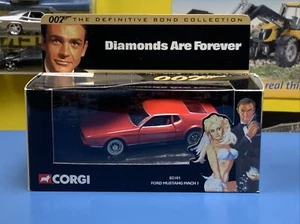 JAMES BOND 007: Corgi "Diamonds Are Forever" Ford Mustang Mach 1 #02101 NEW - Picture 1 of 9