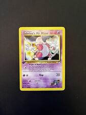 Pokémon TCG Sabrina's Mr. Mime Gym Heroes 94/132 Regular 1st Edition Common