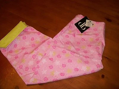 CALÇA CROPPED DE ALGODÃO DAVID BROOKS feminina CLAMDIGGER rosa tamanho 4 nova com etiquetas MRSP 69,00 - Imagem 1 de 4