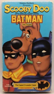 Scooby Doo Batman Robin VHS 1988 Caped Crusader Caper Penguin & Joker Animated - Picture 1 of 15