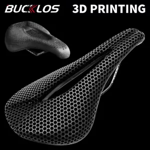 Sillín de ciclismo impreso en 3D 143/155 mm ultraligero MTB grava bicicleta de carretera cojín de asiento - Imagen 1 de 19