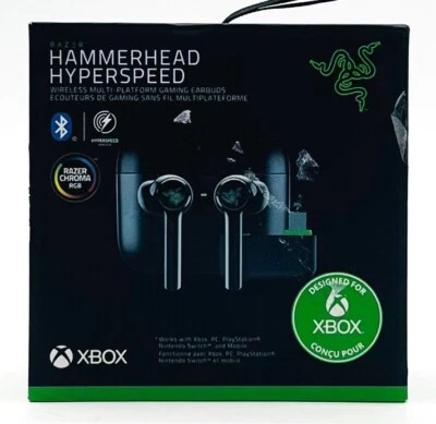 Razer Hammerhead HyperSpeed Wireless Multi-Platform Gaming Earbuds for Xbox / PC - Image 1 of 4
