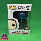 Funko Pop Princess Leia #295 Blue Chrome 2019 Star Wars Celebration Limited 2500