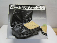 UPC 082846020510 product image for NEW Salton- Snack 'N' Sandwich Maker Baker Electric SA-10 Black Scissor Action | upcitemdb.com