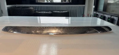 2007-2009 KIA SPECTRA FRONT CHROME HOOD MOLDING P/N 86370-2F500 GENUINE OEM PART - Image 1 of 4