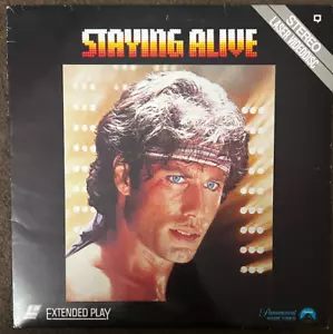 USED STAYING ALIVE - 1983 LASERDISC PAN & SCAN 1:33 (LV-1302) - Picture 1 of 4