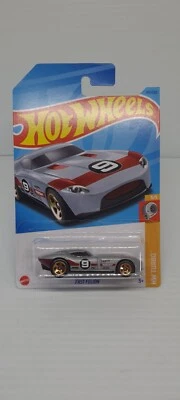 Hot Wheels Turbo Grey Fast Felion Car 5/5 2021 New On Long Card HKK86 1:64 HW  - Image 1 of 4
