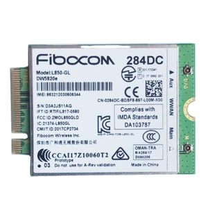 Dell DW5820e Fibocom L850-GL 4G LTE/WCDMA 4G WWAN Card Module - 284DC RJH88 - Picture 1 of 1