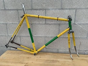 70’s Vintage Atala Milano Road Bicycle Frameset Made In Italy 58cm Campagnolo - Picture 1 of 24