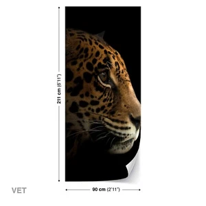 Türtapeten Selbstklebende Wandbild Tür Poster Gepard Leopard 1429 - Picture 1 of 2