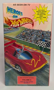 Vintage 1991 Heroes on Hot Wheels VHS Volume 6 Race To The Future & The Rally - Picture 1 of 4