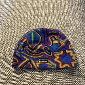 Patagonia Synchilla Aztec Beanie Fleece USA Kids SzS - Picture 1 of 14