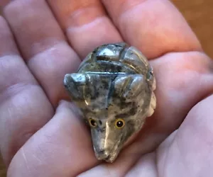 Animal Espíritu Dolomita Peruano Erizo, Tótem de Bolsillo, ¡Preocúpate Piedra de Confort! - Imagen 1 de 5