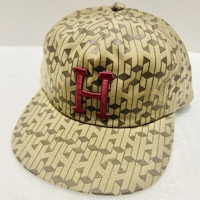 Gorra HUF Paradox Classic H Caramelo Snapback Ajustable Marrón Exterior Foto 1 de 4