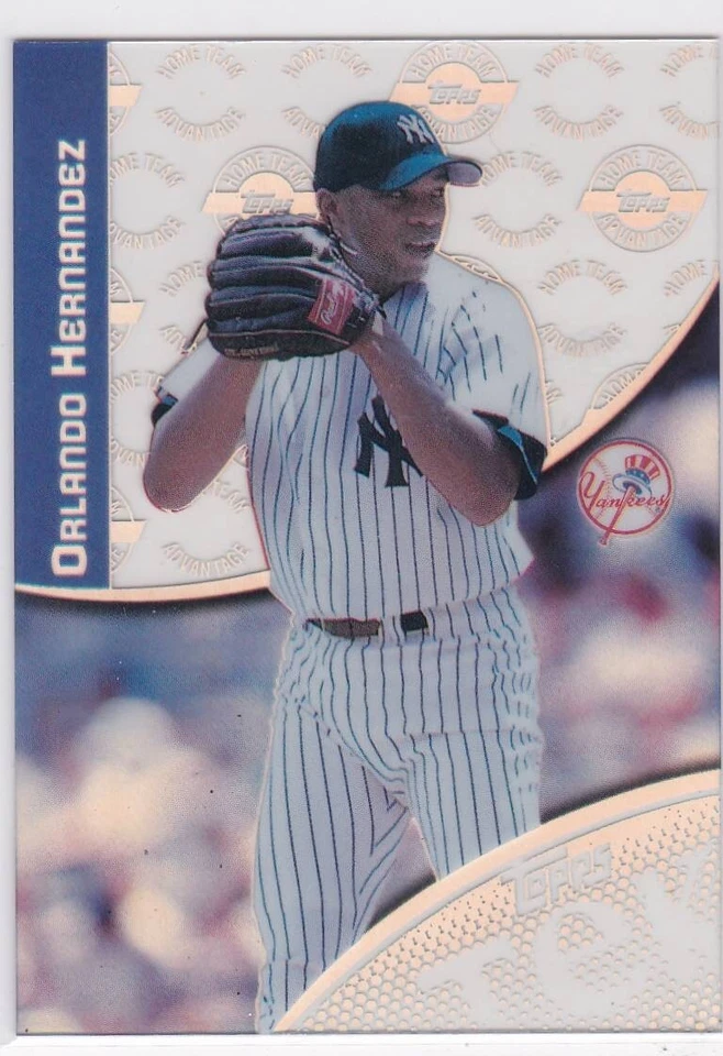 2000 Topps Tek Pattern 15 Yankees #25 Orlando Hernandez Free Shipping! - Image 1 of 2