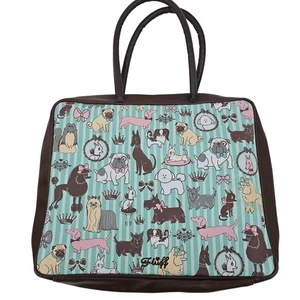 Doggy Boudoir Laptoptasche von Claudette Barjoud Miss Fluff gestreift Bougie 13x11 - Bild 1 von 15