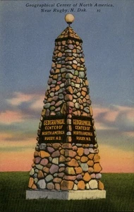 Geographisches Zentrum Nordamerikas in der Nähe von Rugby, ND Pierce County North Dakota - Bild 1 von 2