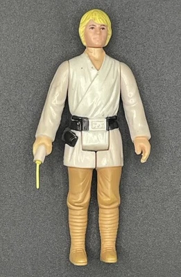 Vtg 1977 Luke Skywalker Yellow Saber Complete Action Figure - Kenner Star Wars - Image 1 of 4