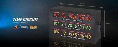 Regreso al Futuro Hot Toys Lightbox Circuito del Tiempo Oficial Con Caja - Totalmente Nuevo Foto 1 de 2