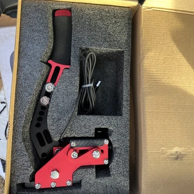 G27 G25 G29 G920 T500 2 In 1 USB Handbrake for PC - Red - Image 1 of 4