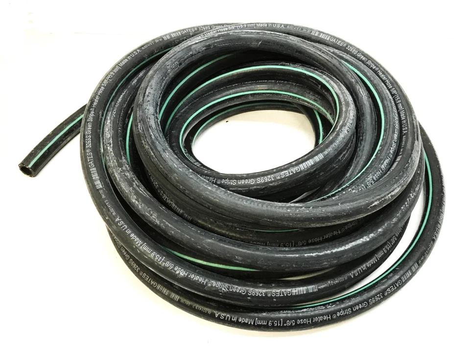 Gates Green Stripe 5/8" Heating Hose, 50 Foot Roll, 3269S NOS - Image 1 of 4