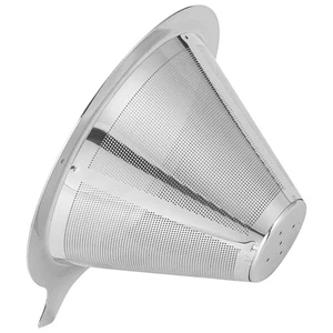 Wiederverwendbarer Kaffeefilter Edelstahl Herstellung Tropfer Kegel Filter - Bild 1 von 12