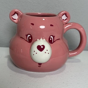 NUOVA tazza ceramica scolpita 3D orso rosa bufalo cura orsi bufalo argento contiene 20 - Foto 1 di 7