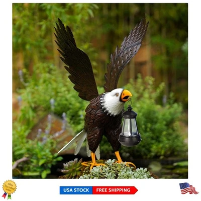 Regalo-Digna Estatua de Jardín Águila Calva - Perfecto para el Día del Padre y Celebraciones Foto 1 de 4