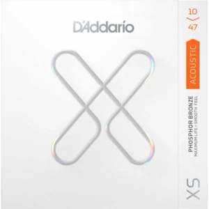 D'Addario XS Coated Phosphor Bronze Akustiksaiten 10-47, XSAPB1047 - Bild 1 von 1