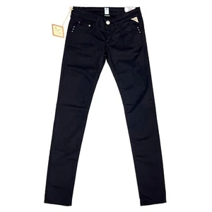 Replay Women's Stretch Skinny Denim Jeans Radixes Black Size W26 L34 - Foto 1 di 8