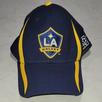 Gorra LA GALAXY Vintage Adidas FlexFit Talla L/XL Azul Marino Los Ángeles MLS NUEVA SIN ETIQUETAS Foto 1 de 4