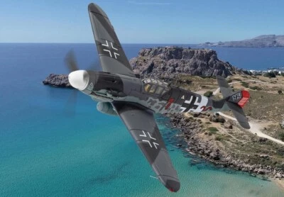 CORGI AVIATION ARCHIVE MESSERSCHMITT BF109G-2 GREECE 1943 AA27111 - Image 1 of 4