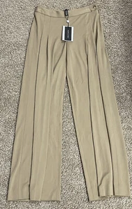 Ralph Lauren Womens Beige Flat Front Evening Dress Pants SIZE 6 BRAND NEW 798$ - Picture 1 of 4