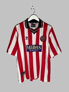Sheffield United Patrick 2001/02 Vintage Home Football Shirt Soccer Jersey - Picture 1 of 14